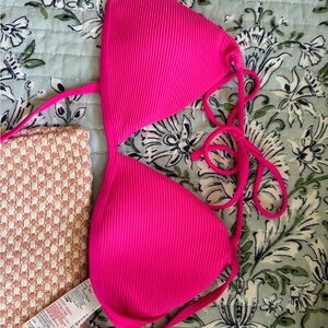 Topshop Hot Pink Bikini Top